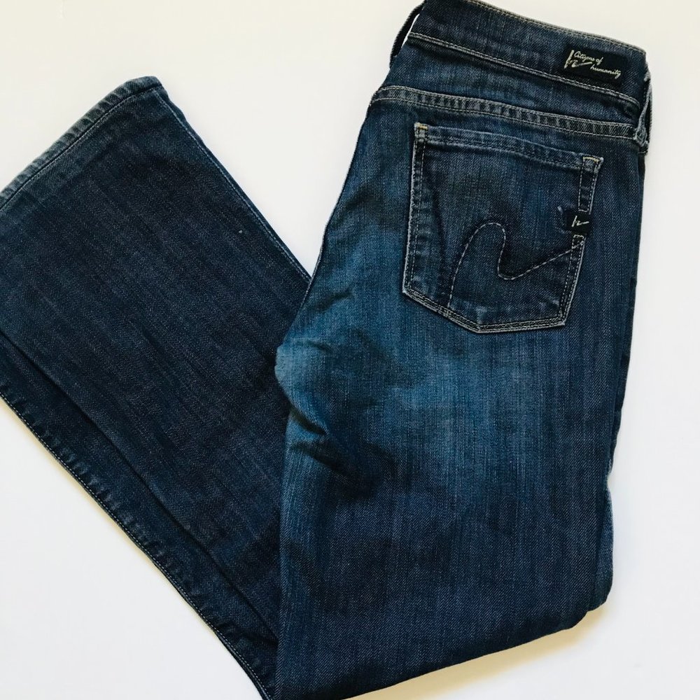 Citizens For Humanity Jeans, Women's Jeans, Flare Leg, Med Wash, Sz 28p Ditta